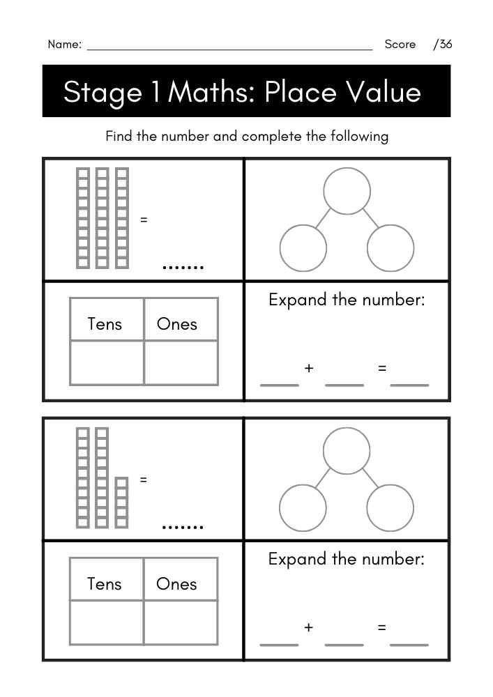 Stage 1 Maths: Place Value