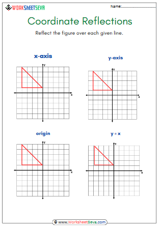 Coordinate Reflections worksheet