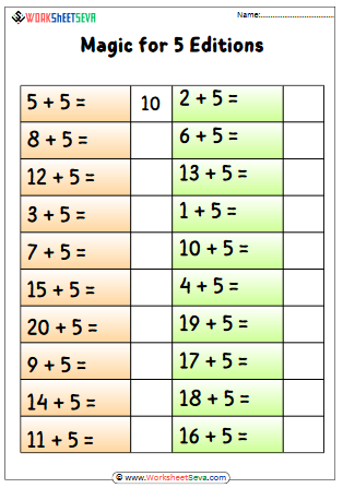 magic of sums with 5