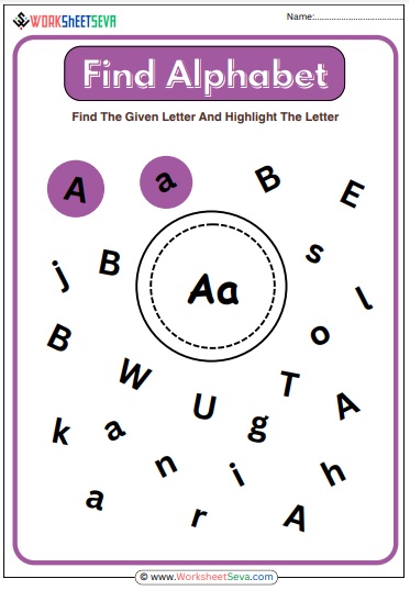 find the letter worksheets pdf free download