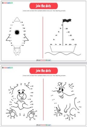 Join dot to dot for Nursery worksheet